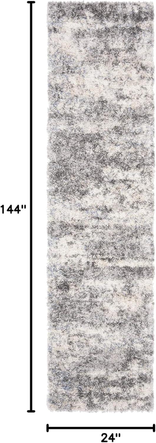 image:imageSAFAVIEH Area Rug 8x10 Berber Shag Collection Large Grey Blue amp Cream NonShedding amp Easy to Clean Ideal for Living Room Bedroom Dining Space BER219GGrey BlueCream