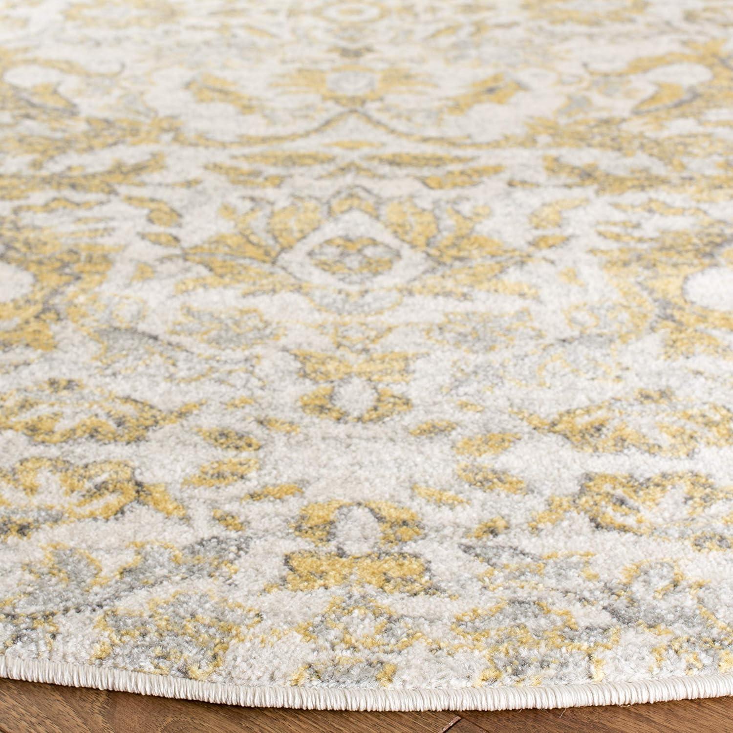 image:imageSAFAVIEH Area Rug 8x10 Evoke Collection Large Ivory amp Gold Shabby Chic Oriental Design NonShedding amp Easy Cleaning Ideal for Living Room Bedroom Office Dining Space EVK238SIvoryGold