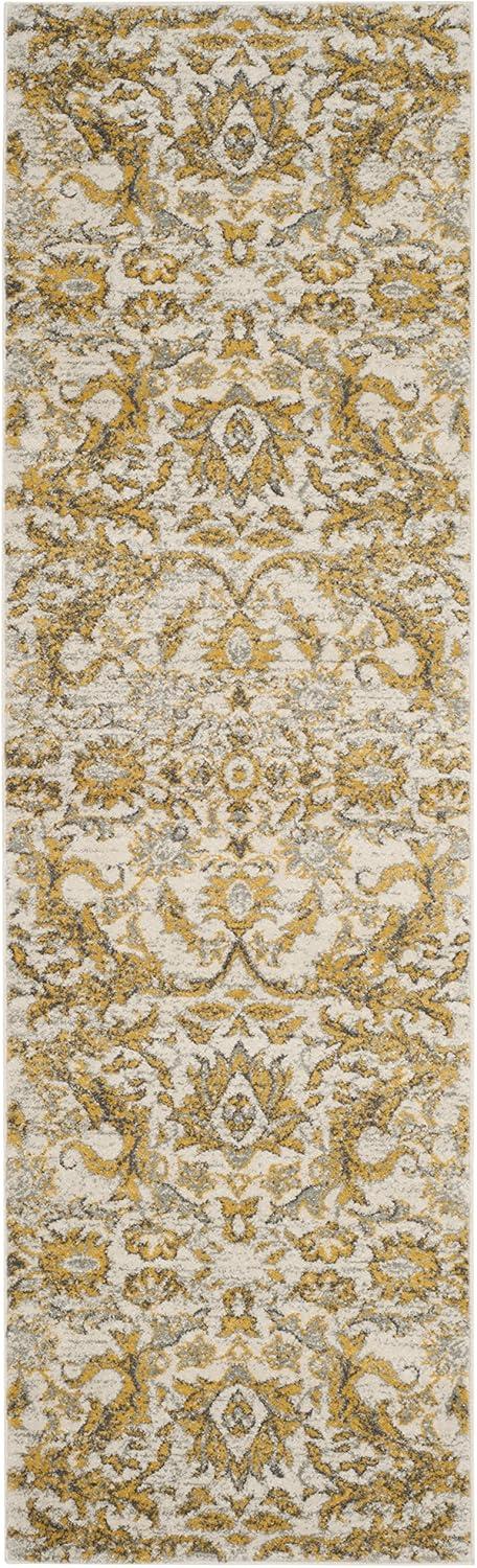 image:imageSAFAVIEH Area Rug 8x10 Evoke Collection Large Ivory amp Gold Shabby Chic Oriental Design NonShedding amp Easy Cleaning Ideal for Living Room Bedroom Office Dining Space EVK238SIvoryGold