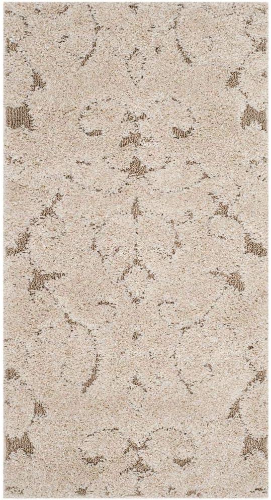 image:imageSAFAVIEH Area Rug 8x10 Florida Shag Collection Large Cream amp Beige Scroll Design NonShedding amp Easy Cleaning Plush Thick Pile Ideal for Living Room Bedroom Dining Space SG4701113CreamBeige