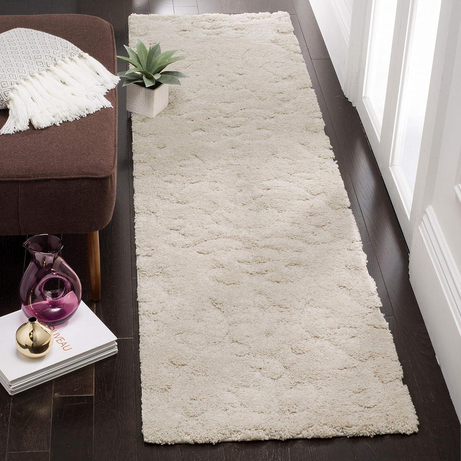 image:imageSAFAVIEH Area Rug 8x10 Florida Shag Collection Large Cream amp Beige Scroll Design NonShedding amp Easy Cleaning Plush Thick Pile Ideal for Living Room Bedroom Dining Space SG4701113CreamBeige