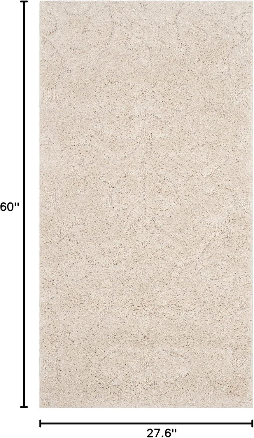 image:imageSAFAVIEH Area Rug 8x10 Florida Shag Collection Large Cream amp Beige Scroll Design NonShedding amp Easy Cleaning Plush Thick Pile Ideal for Living Room Bedroom Dining Space SG4701113Creme