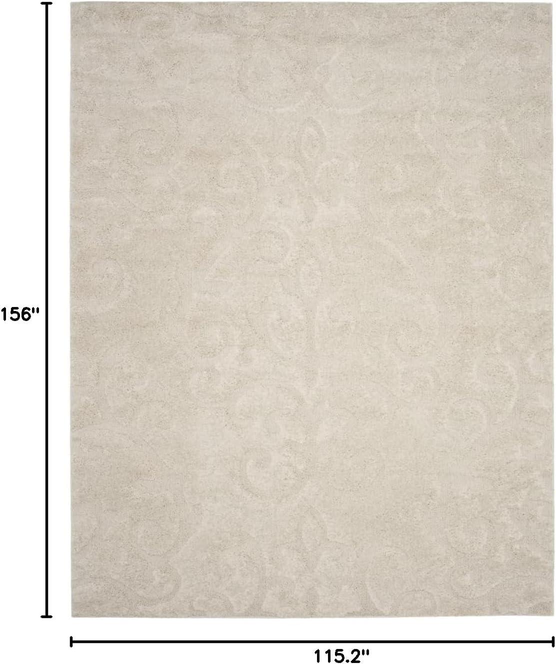 image:imageSAFAVIEH Area Rug 8x10 Florida Shag Collection Large Cream amp Beige Scroll Design NonShedding amp Easy Cleaning Plush Thick Pile Ideal for Living Room Bedroom Dining Space SG4701113Creme