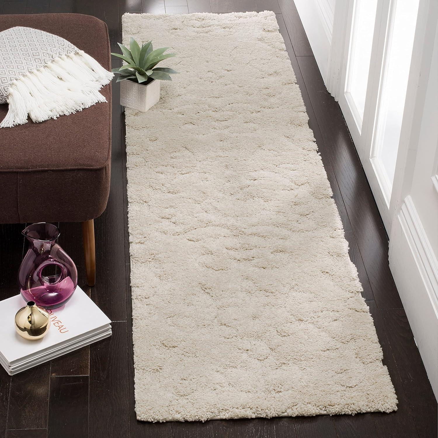 image:imageSAFAVIEH Area Rug 8x10 Florida Shag Collection Large Cream amp Beige Scroll Design NonShedding amp Easy Cleaning Plush Thick Pile Ideal for Living Room Bedroom Dining Space SG4701113CreamBeige