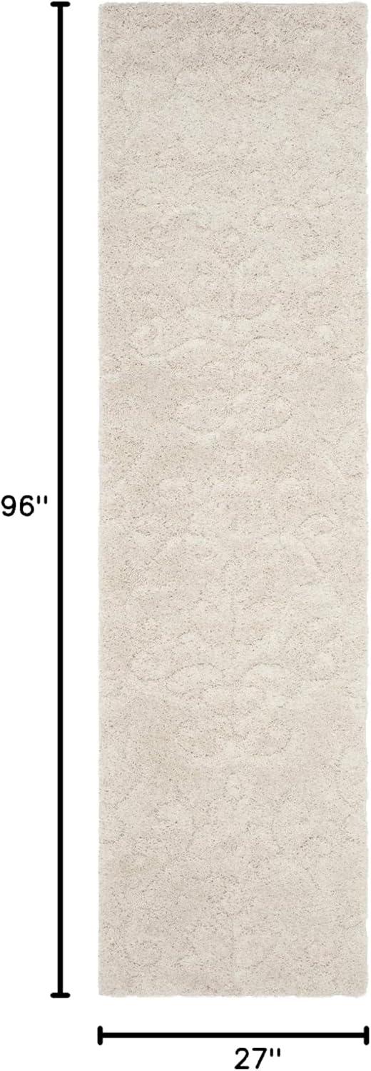 image:imageSAFAVIEH Area Rug 8x10 Florida Shag Collection Large Cream amp Beige Scroll Design NonShedding amp Easy Cleaning Plush Thick Pile Ideal for Living Room Bedroom Dining Space SG4701113Creme