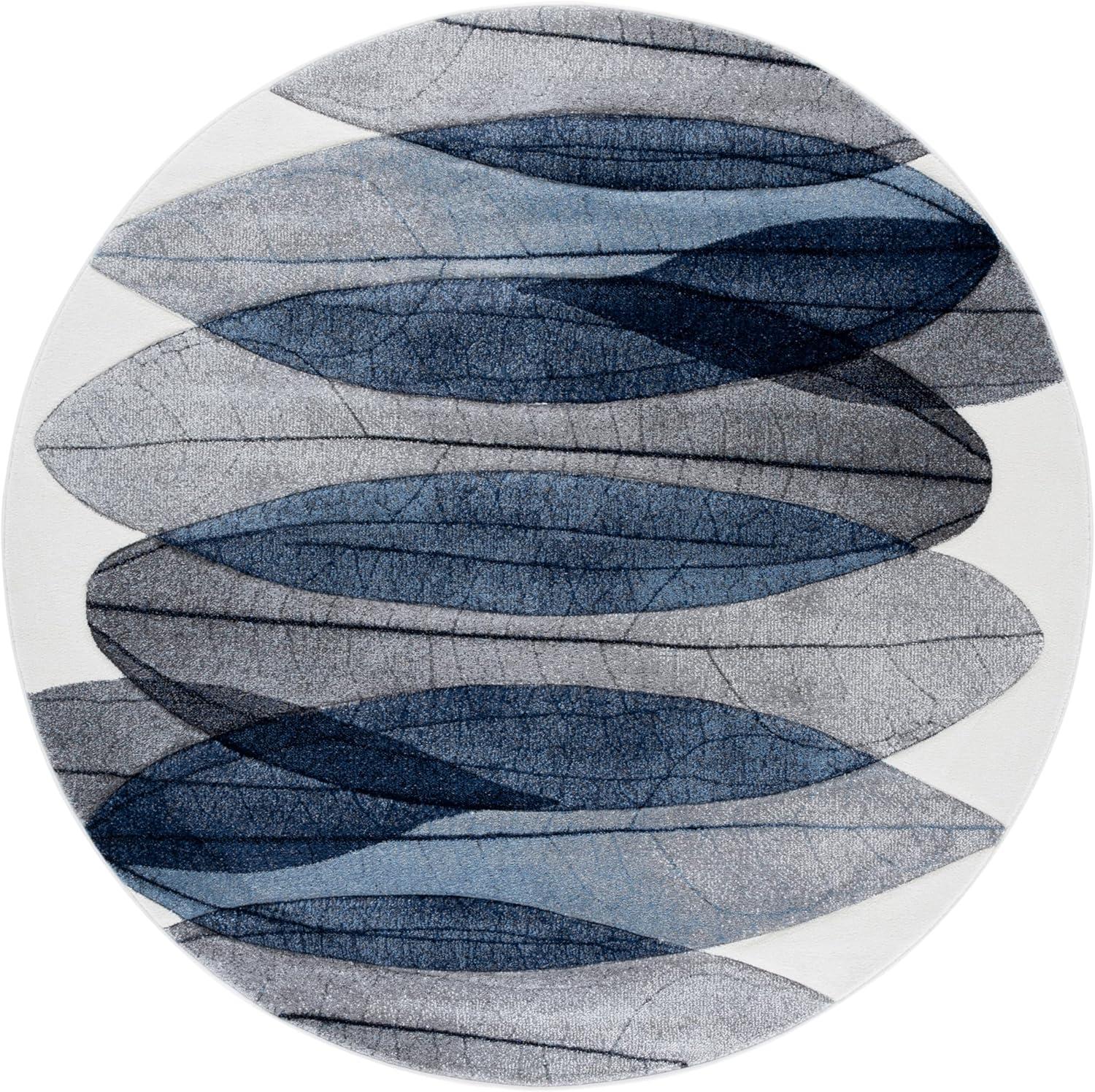 image:imageSAFAVIEH Area Rug 8x10 Hollywood Collection Large Ivory amp Blue MidCentury Modern Design NonShedding amp Easy Cleaning Ideal for Living Room Bedroom Office Dining Space HLW703AIvoryBlue