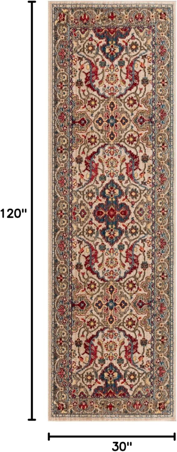 image:imageSAFAVIEH Area Rug 8x10 Kashan Collection Large Ivory amp Taupe Traditional Oriental Design NonShedding amp Easy Cleaning Ideal for Living Room Bedroom Office Dining Space KSN307AIvoryTaupe