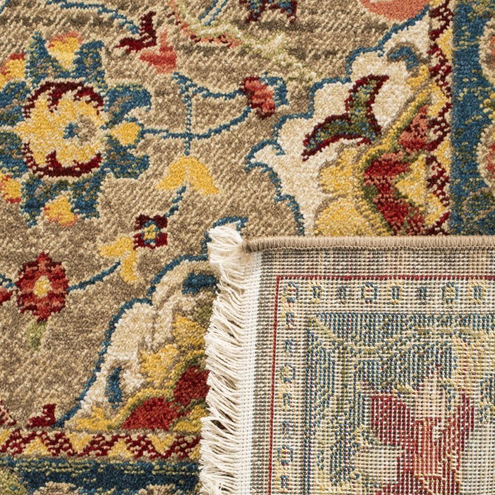 image:imageSAFAVIEH Area Rug 8x10 Kashan Collection Large Ivory amp Taupe Traditional Oriental Design NonShedding amp Easy Cleaning Ideal for Living Room Bedroom Office Dining Space KSN307ATaupeBlue
