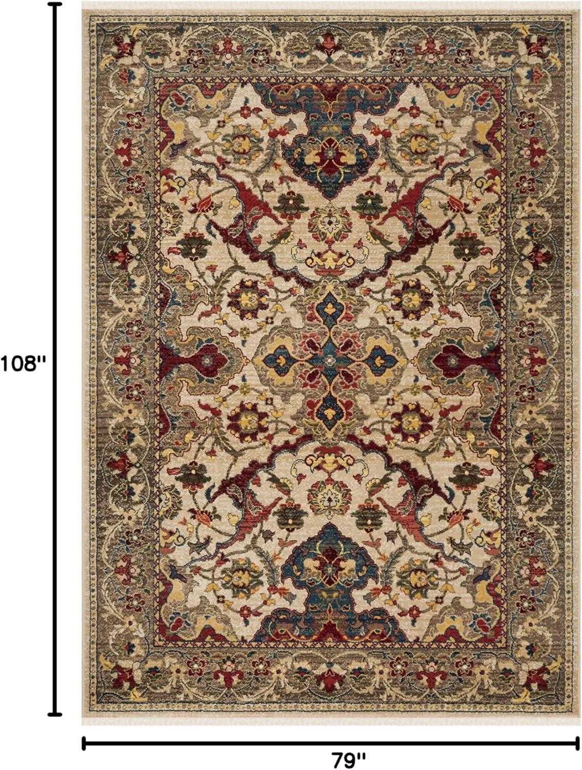image:imageSAFAVIEH Area Rug 8x10 Kashan Collection Large Ivory amp Taupe Traditional Oriental Design NonShedding amp Easy Cleaning Ideal for Living Room Bedroom Office Dining Space KSN307AIvoryTaupe