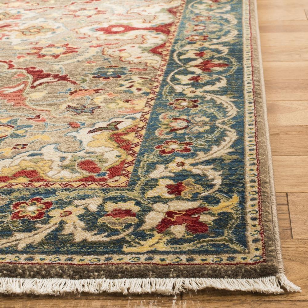 image:imageSAFAVIEH Area Rug 8x10 Kashan Collection Large Ivory amp Taupe Traditional Oriental Design NonShedding amp Easy Cleaning Ideal for Living Room Bedroom Office Dining Space KSN307ATaupeBlue