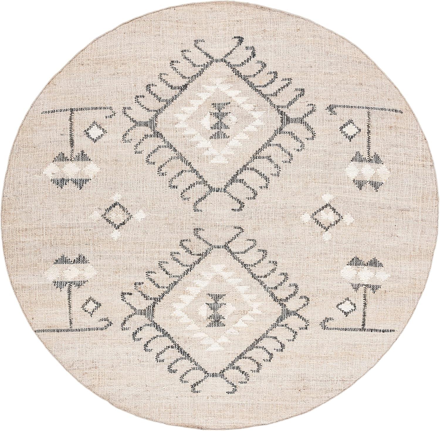 image:imageSAFAVIEH Area Rug 8x10 Kilim Collection Large Grey amp Black Handmade Flat Weave Jute Ideal for Living Room Bedroom Office Dining Space KLM762FGreyBlack