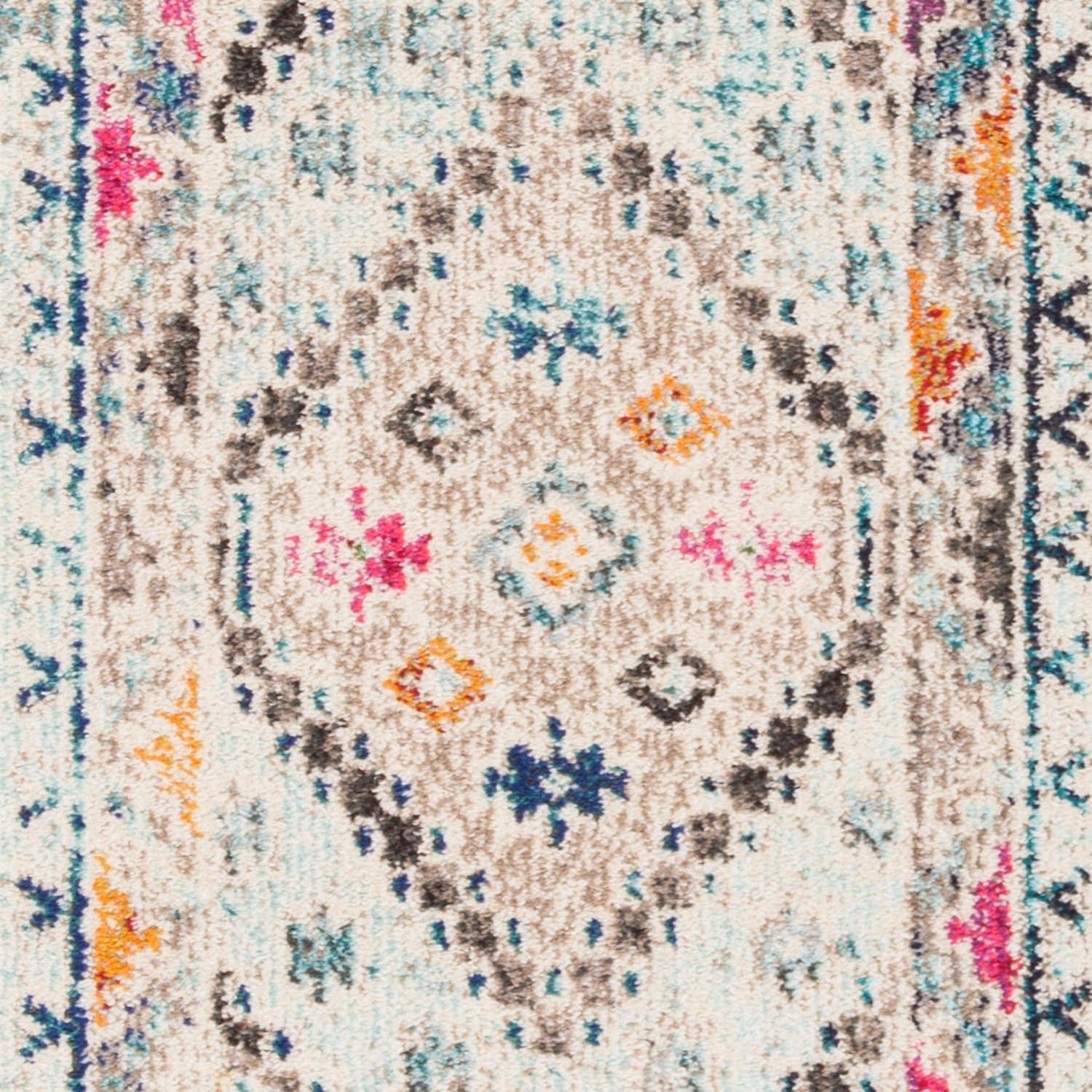 image:imageSAFAVIEH Area Rug 8x10 Madison Collection Large Black amp Yellow Boho Diamond Distressed Design NonShedding amp Easy Cleaning Ideal for Living Room Bedroom Office Dining Space MAD418ZBlueYellow