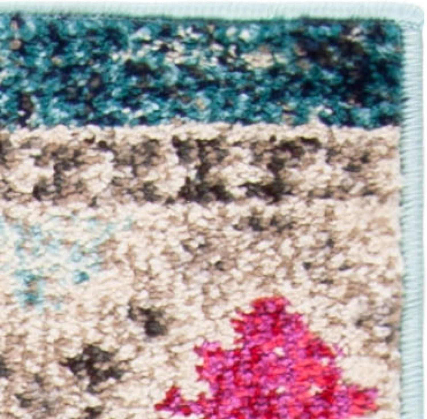 image:imageSAFAVIEH Area Rug 8x10 Madison Collection Large Black amp Yellow Boho Diamond Distressed Design NonShedding amp Easy Cleaning Ideal for Living Room Bedroom Office Dining Space MAD418ZDark BlueYellow