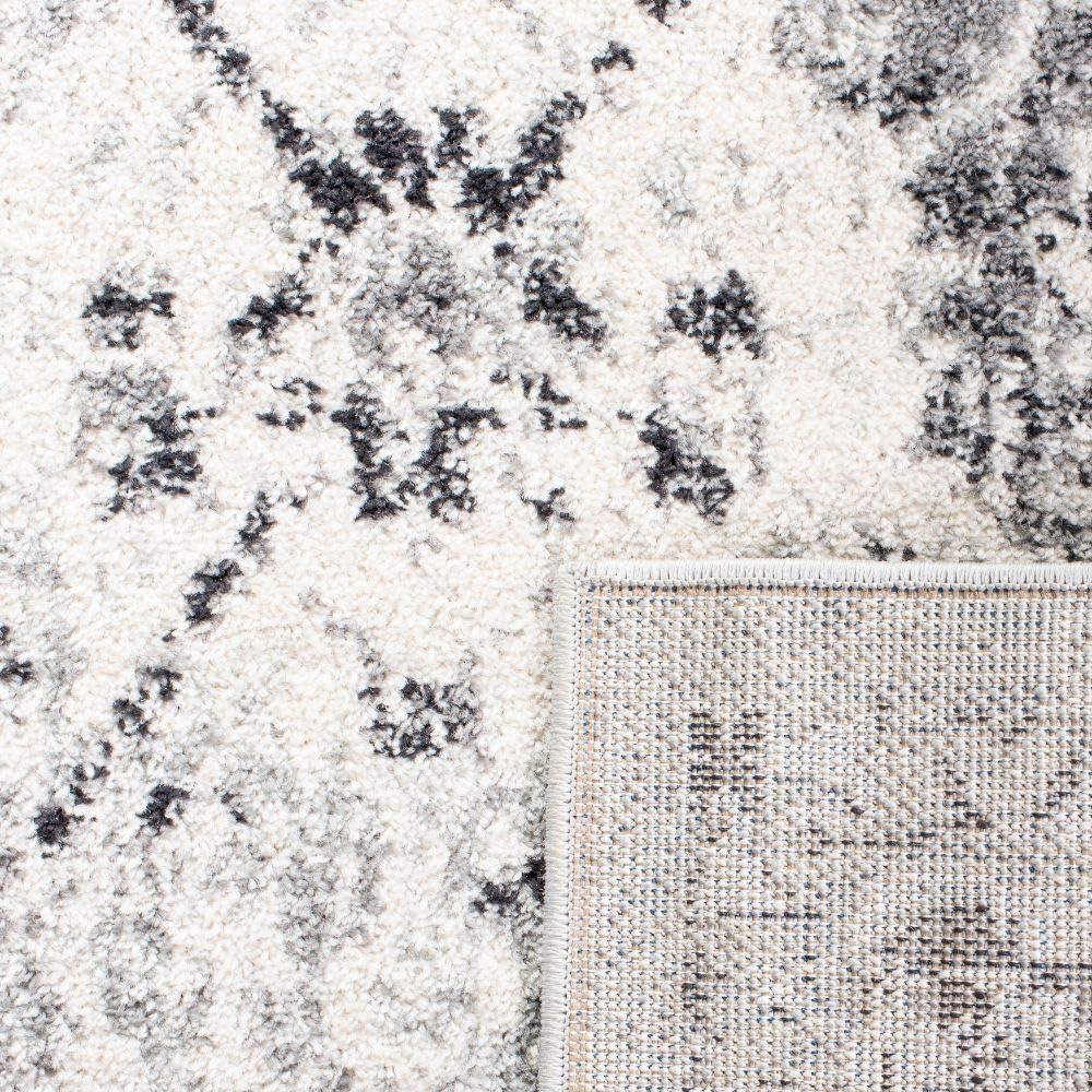 image:imageSAFAVIEH Area Rug 8x10 Madison Collection Large Cream amp Multi Boho Chic Distressed Design NonShedding amp Easy Cleaning Ideal for Living Room Bedroom Office Dining Space MAD611BSilverGrey