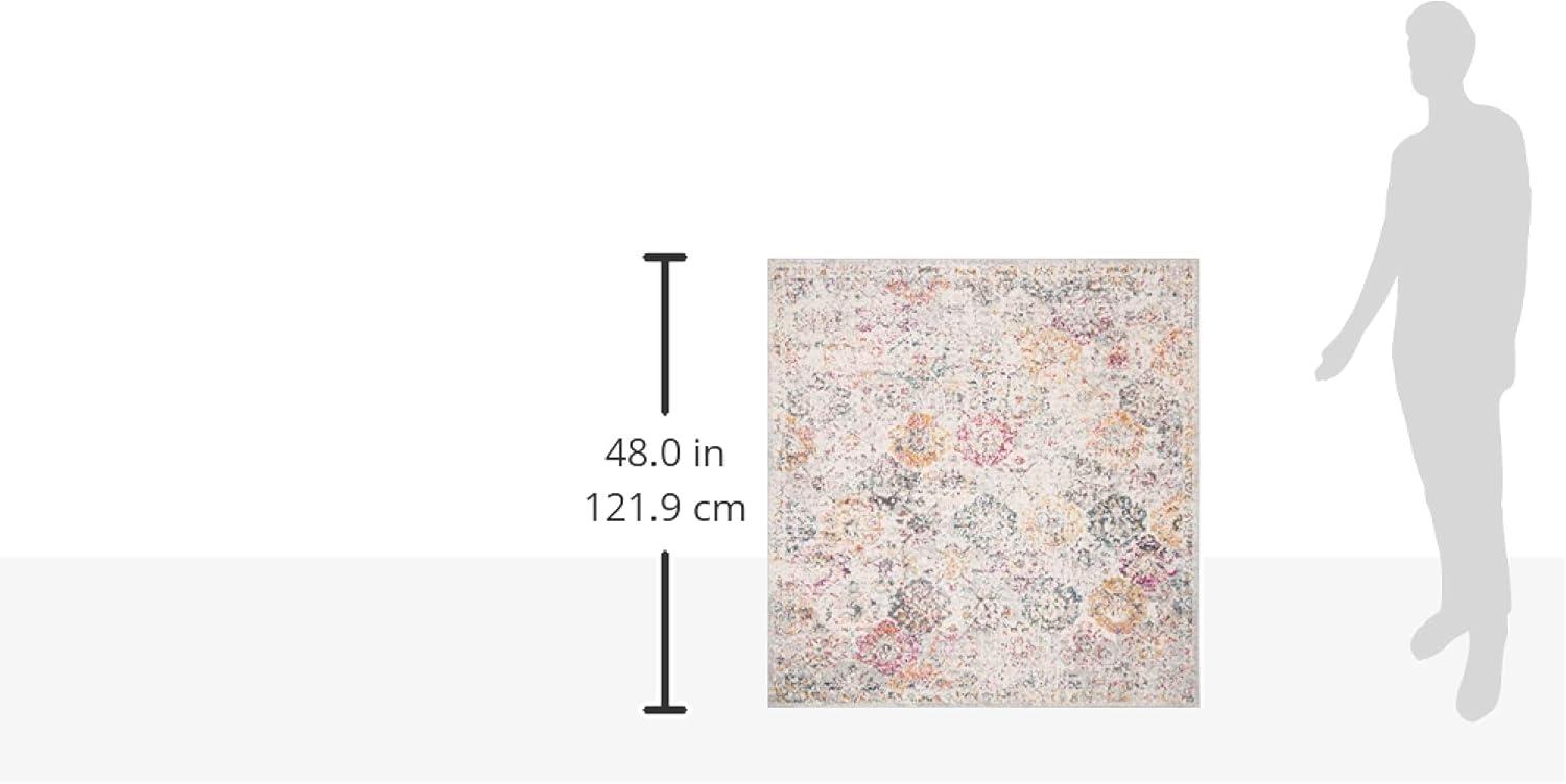 image:imageSAFAVIEH Area Rug 8x10 Madison Collection Large Cream amp Multi Boho Chic Distressed Design NonShedding amp Easy Cleaning Ideal for Living Room Bedroom Office Dining Space MAD611BGreyGold