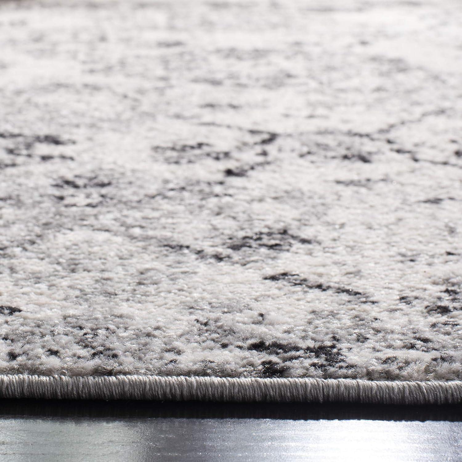 image:imageSAFAVIEH Area Rug 8x10 Madison Collection Large Cream amp Multi Boho Chic Distressed Design NonShedding amp Easy Cleaning Ideal for Living Room Bedroom Office Dining Space MAD611BSilverGrey