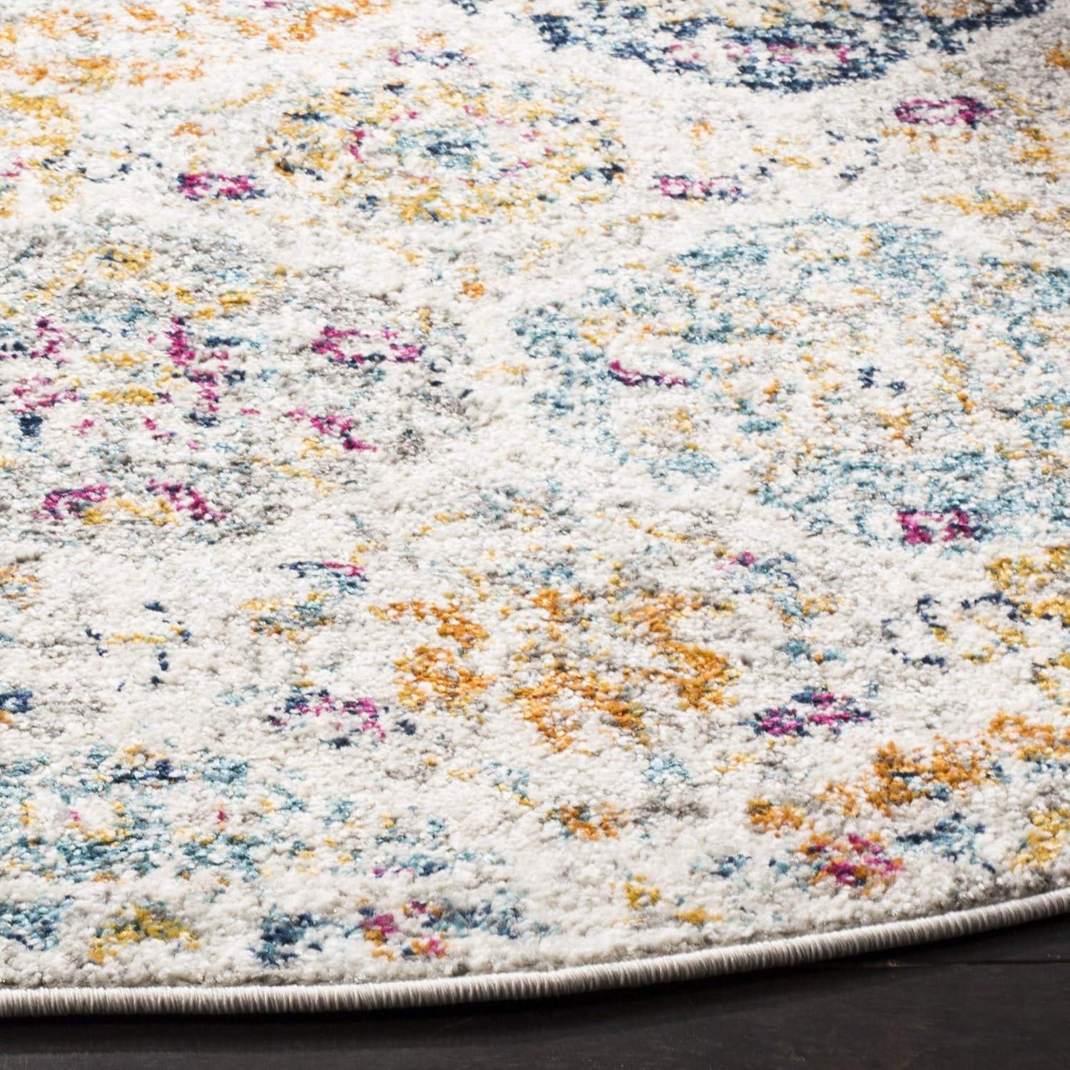 image:imageSAFAVIEH Area Rug 8x10 Madison Collection Large Cream amp Multi Boho Chic Distressed Design NonShedding amp Easy Cleaning Ideal for Living Room Bedroom Office Dining Space MAD611BCreamMulti