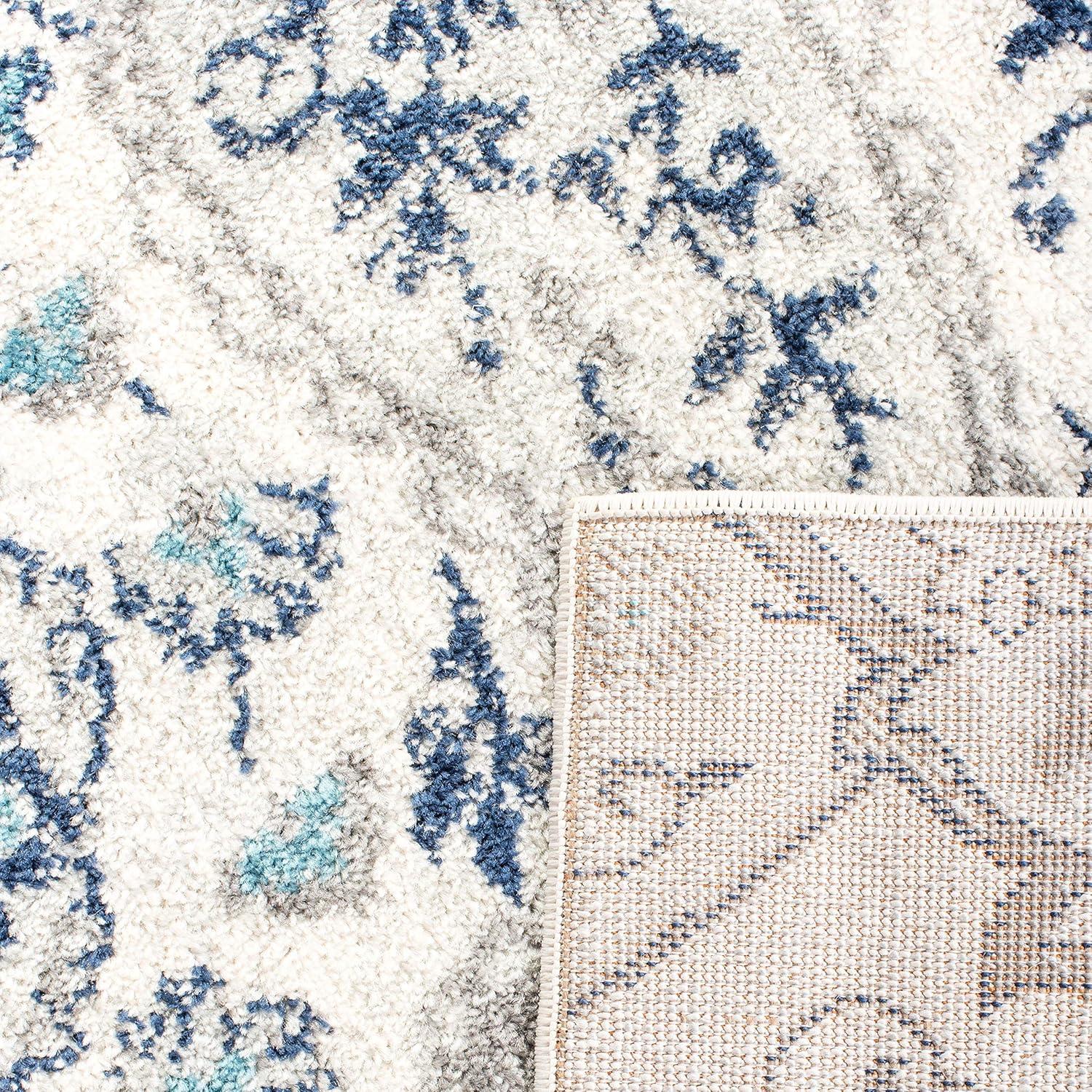 image:imageSAFAVIEH Area Rug 8x10 Madison Collection Large Cream amp Turquoise Boho Chic Glam Paisley Design NonShedding amp Easy Cleaning Ideal for Living Room Bedroom Office Dining Space MAD600ECreamLight Grey