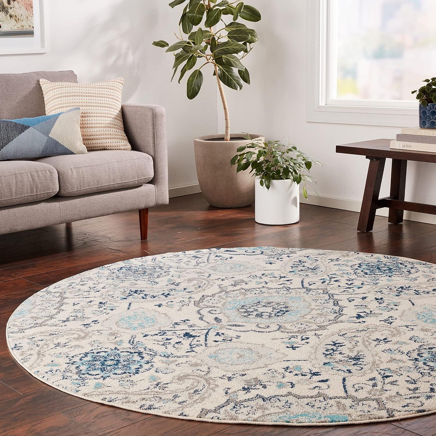 image:imageSAFAVIEH Area Rug 8x10 Madison Collection Large Cream amp Turquoise Boho Chic Glam Paisley Design NonShedding amp Easy Cleaning Ideal for Living Room Bedroom Office Dining Space MAD600ECreamLight Grey