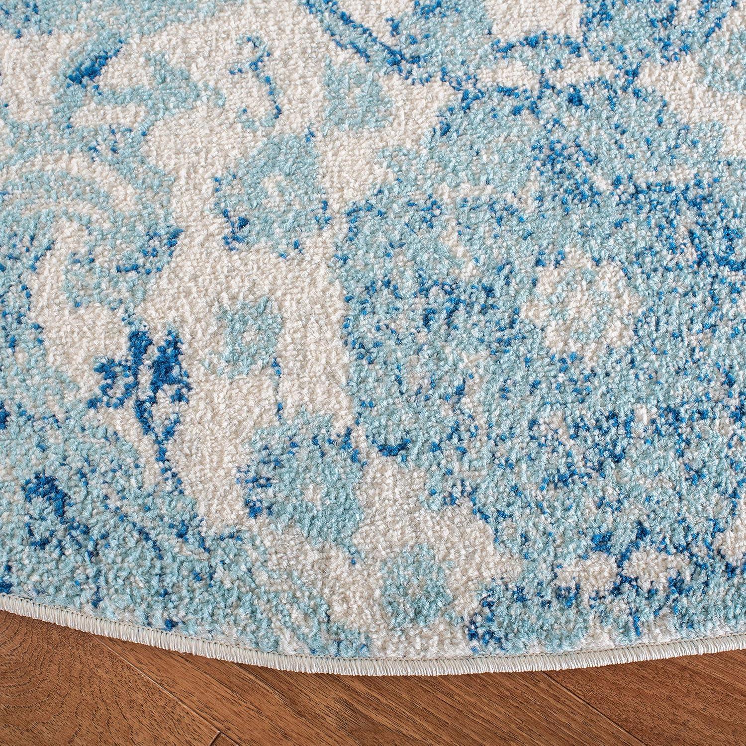 image:imageSAFAVIEH Area Rug 8x10 Madison Collection Large Cream amp Turquoise Boho Chic Glam Paisley Design NonShedding amp Easy Cleaning Ideal for Living Room Bedroom Office Dining Space MAD600ECreamTurquoise