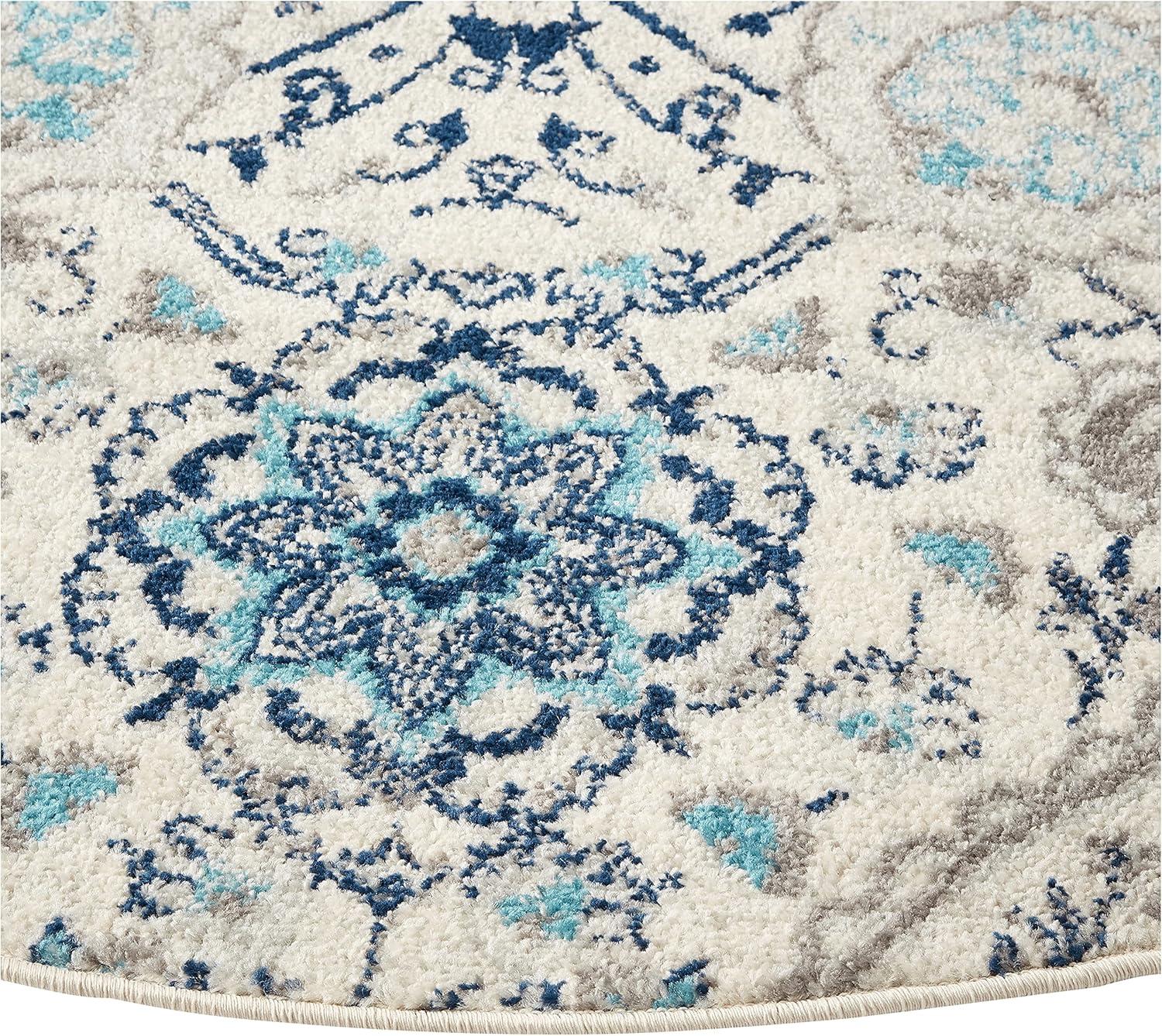 image:imageSAFAVIEH Area Rug 8x10 Madison Collection Large Cream amp Turquoise Boho Chic Glam Paisley Design NonShedding amp Easy Cleaning Ideal for Living Room Bedroom Office Dining Space MAD600ECreamLight Grey