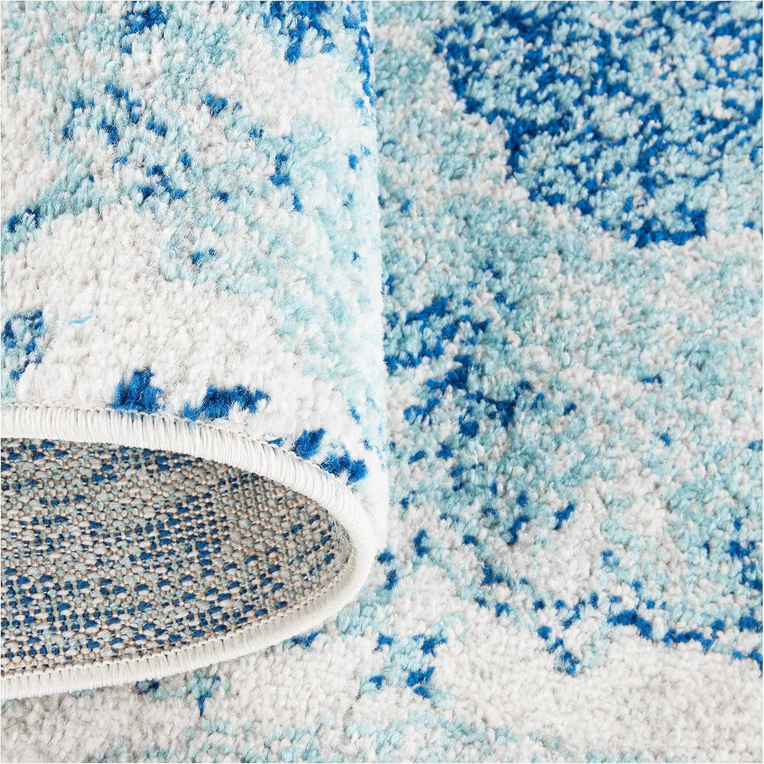 image:imageSAFAVIEH Area Rug 8x10 Madison Collection Large Cream amp Turquoise Boho Chic Glam Paisley Design NonShedding amp Easy Cleaning Ideal for Living Room Bedroom Office Dining Space MAD600ECreamTurquoise