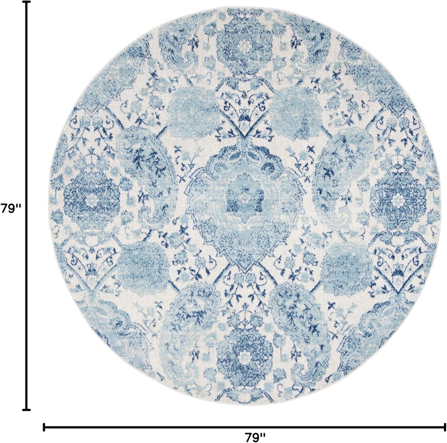image:imageSAFAVIEH Area Rug 8x10 Madison Collection Large Cream amp Turquoise Boho Chic Glam Paisley Design NonShedding amp Easy Cleaning Ideal for Living Room Bedroom Office Dining Space MAD600ECreamTurquoise