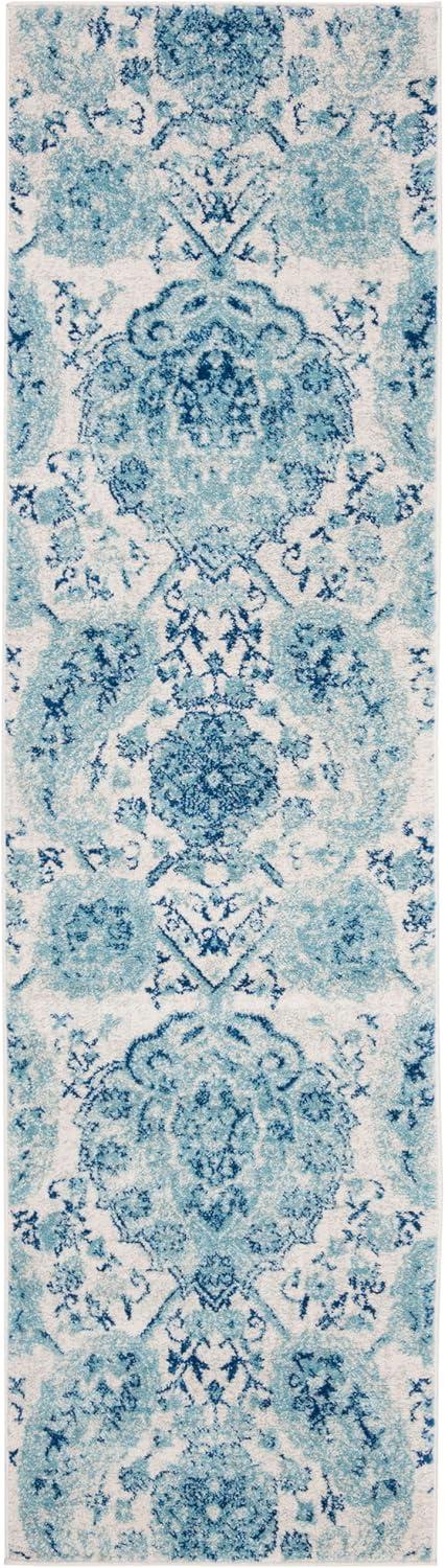 image:imageSAFAVIEH Area Rug 8x10 Madison Collection Large Cream amp Turquoise Boho Chic Glam Paisley Design NonShedding amp Easy Cleaning Ideal for Living Room Bedroom Office Dining Space MAD600ECreamTurquoise