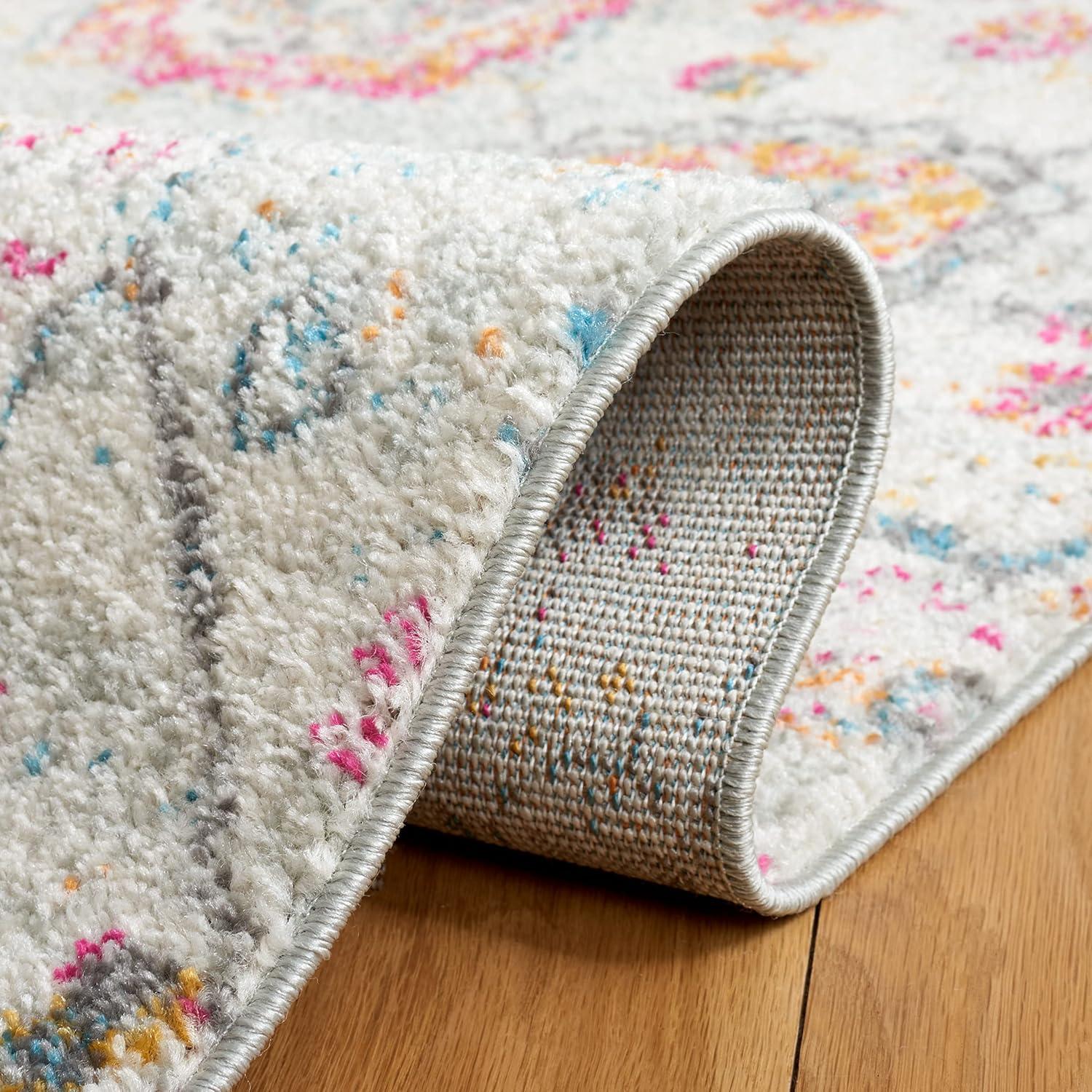 image:imageSAFAVIEH Area Rug 8x10 Madison Collection Large Cream amp Turquoise Boho Chic Glam Paisley Design NonShedding amp Easy Cleaning Ideal for Living Room Bedroom Office Dining Space MAD600EGreyGold