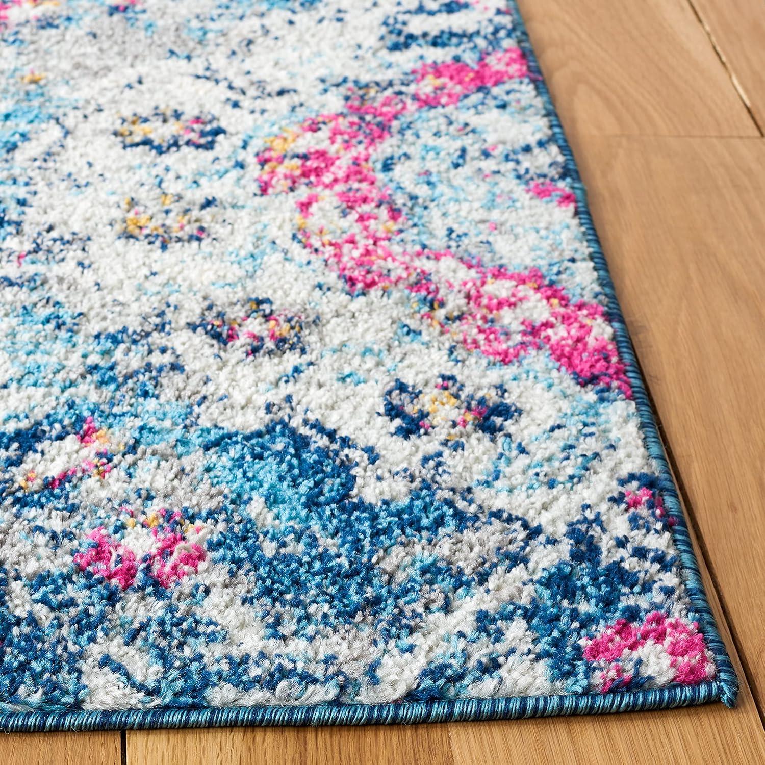 image:imageSAFAVIEH Area Rug 8x10 Madison Collection Large Cream amp Turquoise Boho Chic Glam Paisley Design NonShedding amp Easy Cleaning Ideal for Living Room Bedroom Office Dining Space MAD600EBlueGrey