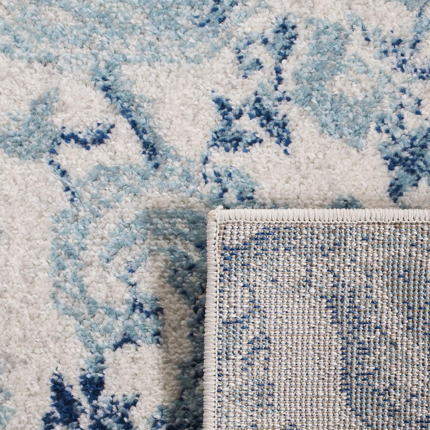 image:imageSAFAVIEH Area Rug 8x10 Madison Collection Large Cream amp Turquoise Boho Chic Glam Paisley Design NonShedding amp Easy Cleaning Ideal for Living Room Bedroom Office Dining Space MAD600ECreamTurquoise