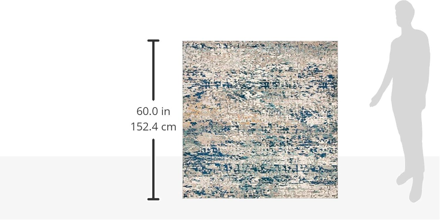image:imageSAFAVIEH Area Rug 8x10 Madison Collection Large Grey amp Pink Modern Abstract Design NonShedding amp Easy Cleaning Ideal for Living Room Bedroom Office Dining Space MAD460AGreyBlue