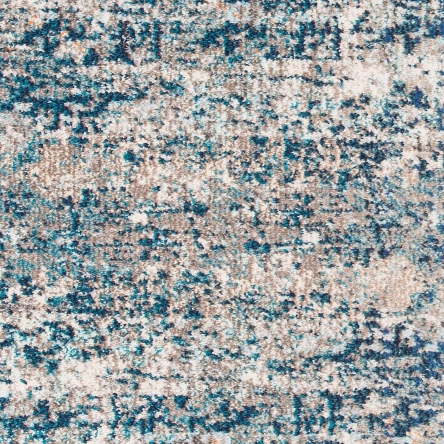 image:imageSAFAVIEH Area Rug 8x10 Madison Collection Large Grey amp Pink Modern Abstract Design NonShedding amp Easy Cleaning Ideal for Living Room Bedroom Office Dining Space MAD460AGreyBlue