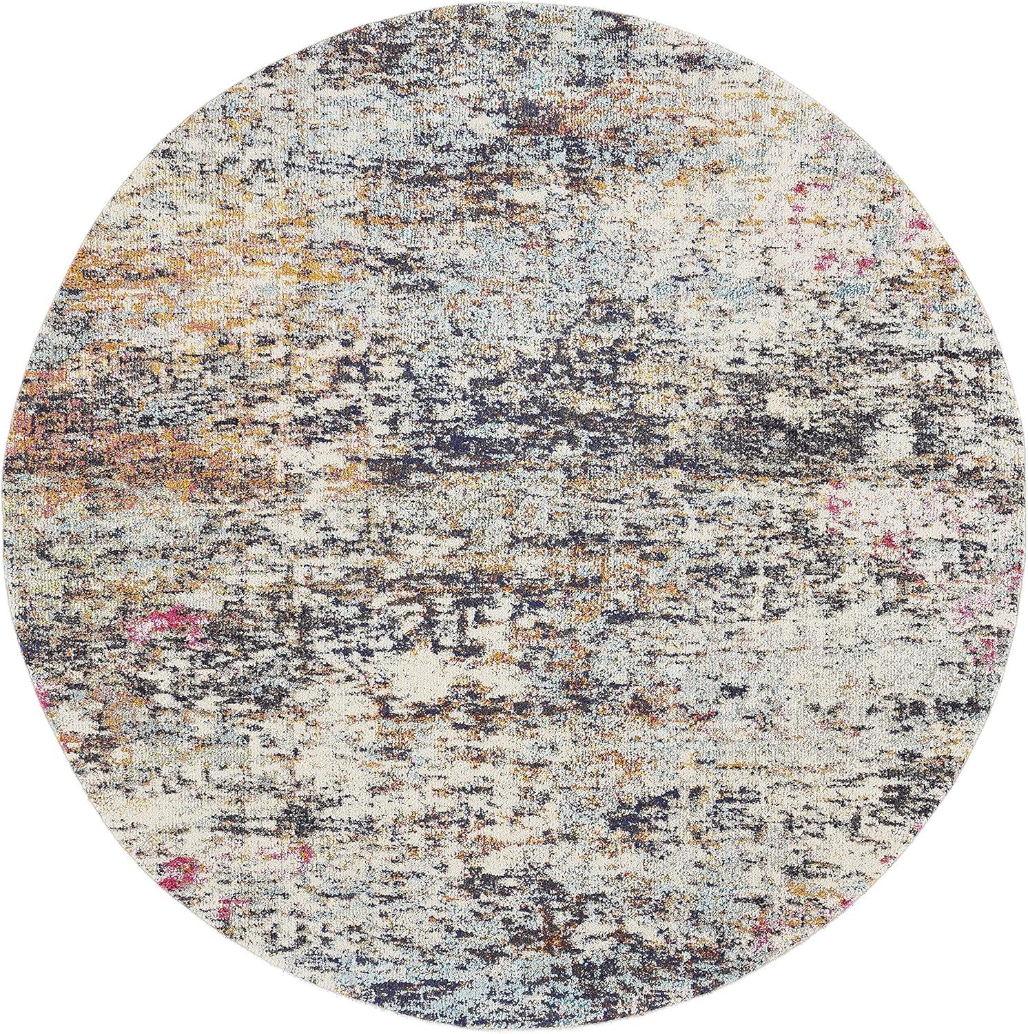 image:imageSAFAVIEH Area Rug 8x10 Madison Collection Large Grey amp Pink Modern Abstract Design NonShedding amp Easy Cleaning Ideal for Living Room Bedroom Office Dining Space MAD460ABlackGold