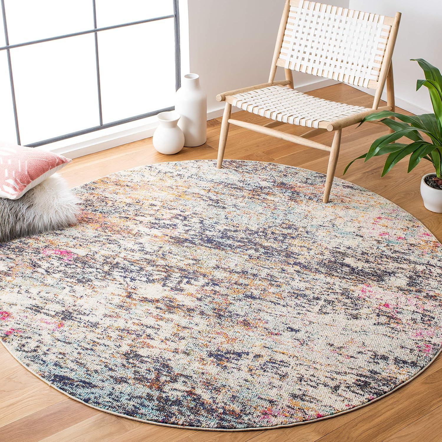 image:imageSAFAVIEH Area Rug 8x10 Madison Collection Large Grey amp Pink Modern Abstract Design NonShedding amp Easy Cleaning Ideal for Living Room Bedroom Office Dining Space MAD460ABlackGold