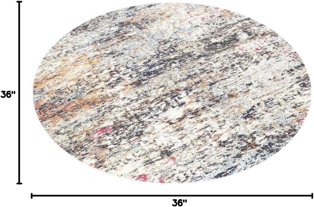 image:imageSAFAVIEH Area Rug 8x10 Madison Collection Large Grey amp Pink Modern Abstract Design NonShedding amp Easy Cleaning Ideal for Living Room Bedroom Office Dining Space MAD460ABlackGold