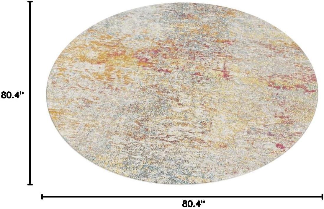 image:imageSAFAVIEH Area Rug 8x10 Madison Collection Large Grey amp Pink Modern Abstract Design NonShedding amp Easy Cleaning Ideal for Living Room Bedroom Office Dining Space MAD460AGreyTurquoise