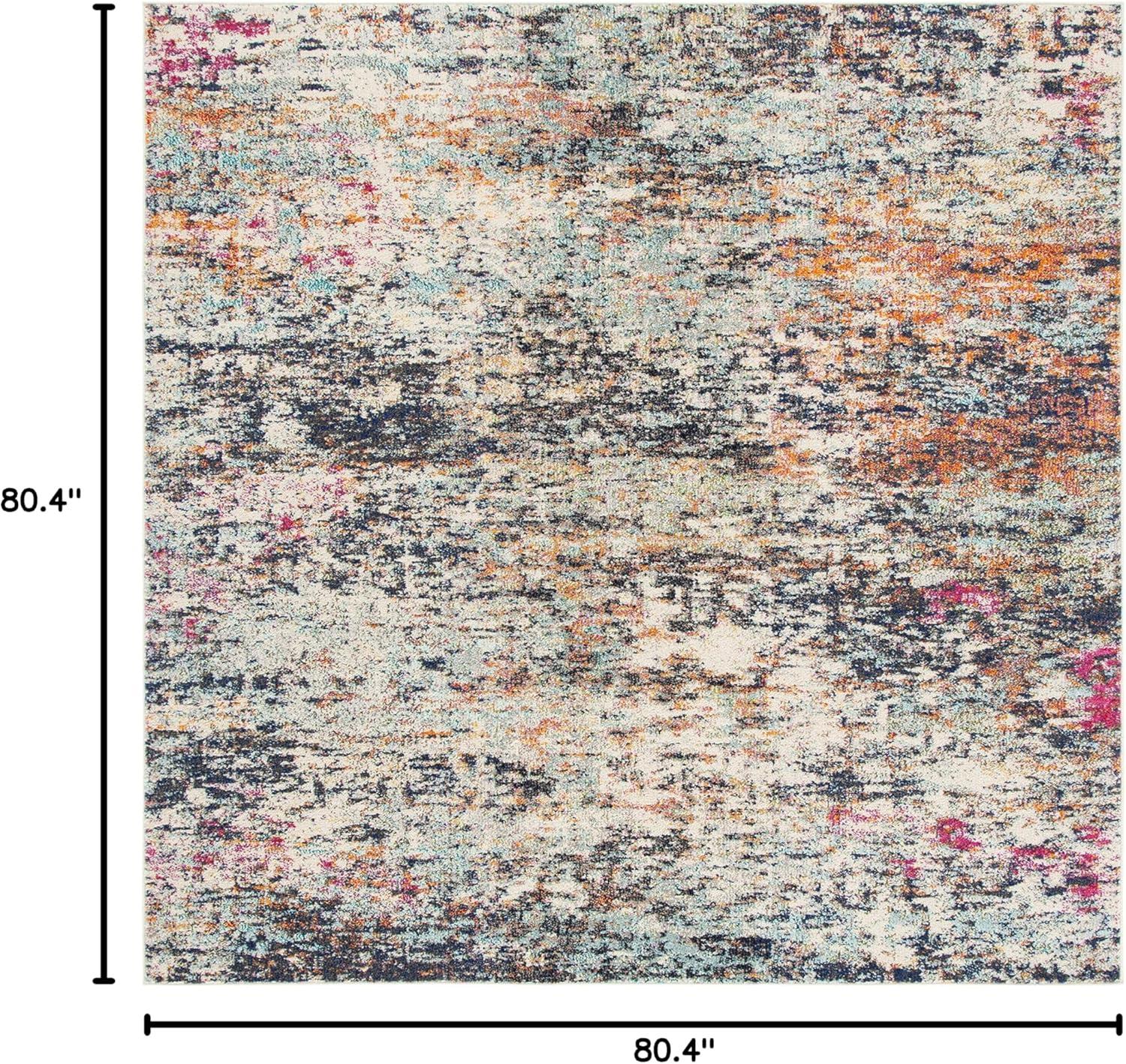 image:imageSAFAVIEH Area Rug 8x10 Madison Collection Large Grey amp Pink Modern Abstract Design NonShedding amp Easy Cleaning Ideal for Living Room Bedroom Office Dining Space MAD460ABlackGold