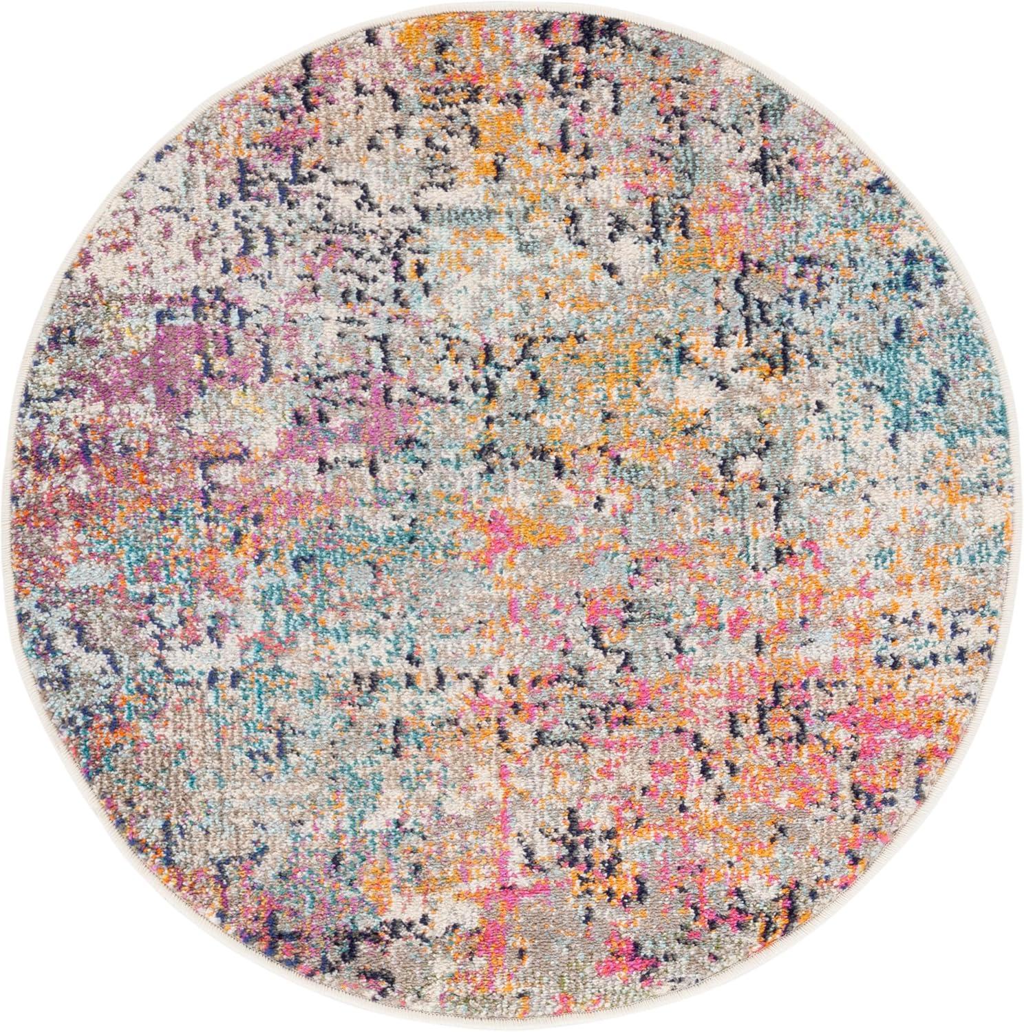 image:imageSAFAVIEH Area Rug 8x10 Madison Collection Large Grey amp Pink Modern Abstract Design NonShedding amp Easy Cleaning Ideal for Living Room Bedroom Office Dining Space MAD460AGreyPink