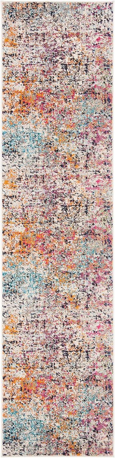 image:imageSAFAVIEH Area Rug 8x10 Madison Collection Large Grey amp Pink Modern Abstract Design NonShedding amp Easy Cleaning Ideal for Living Room Bedroom Office Dining Space MAD460AGreyPink