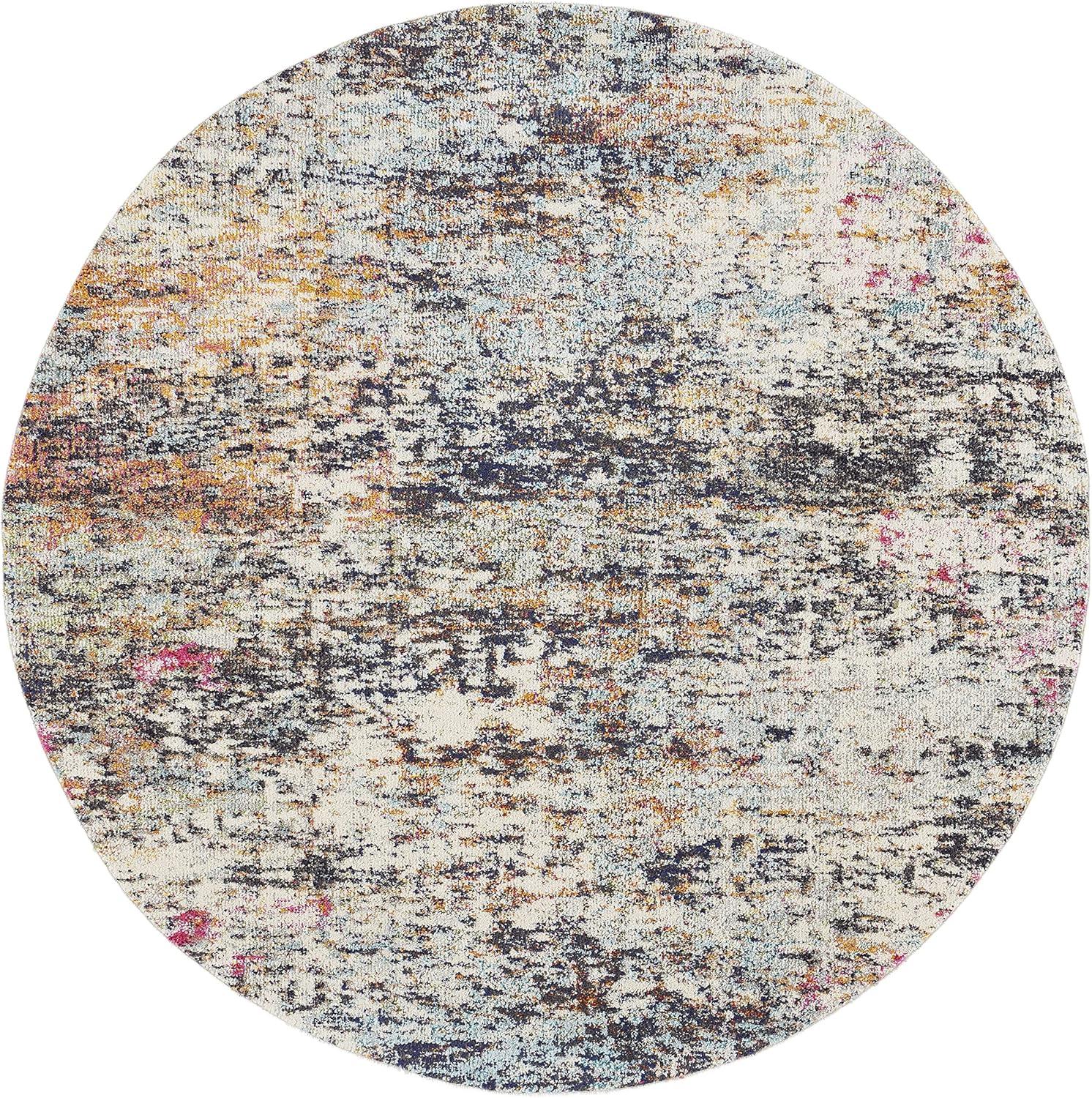 image:imageSAFAVIEH Area Rug 8x10 Madison Collection Large Grey amp Pink Modern Abstract Design NonShedding amp Easy Cleaning Ideal for Living Room Bedroom Office Dining Space MAD460ABlackGold