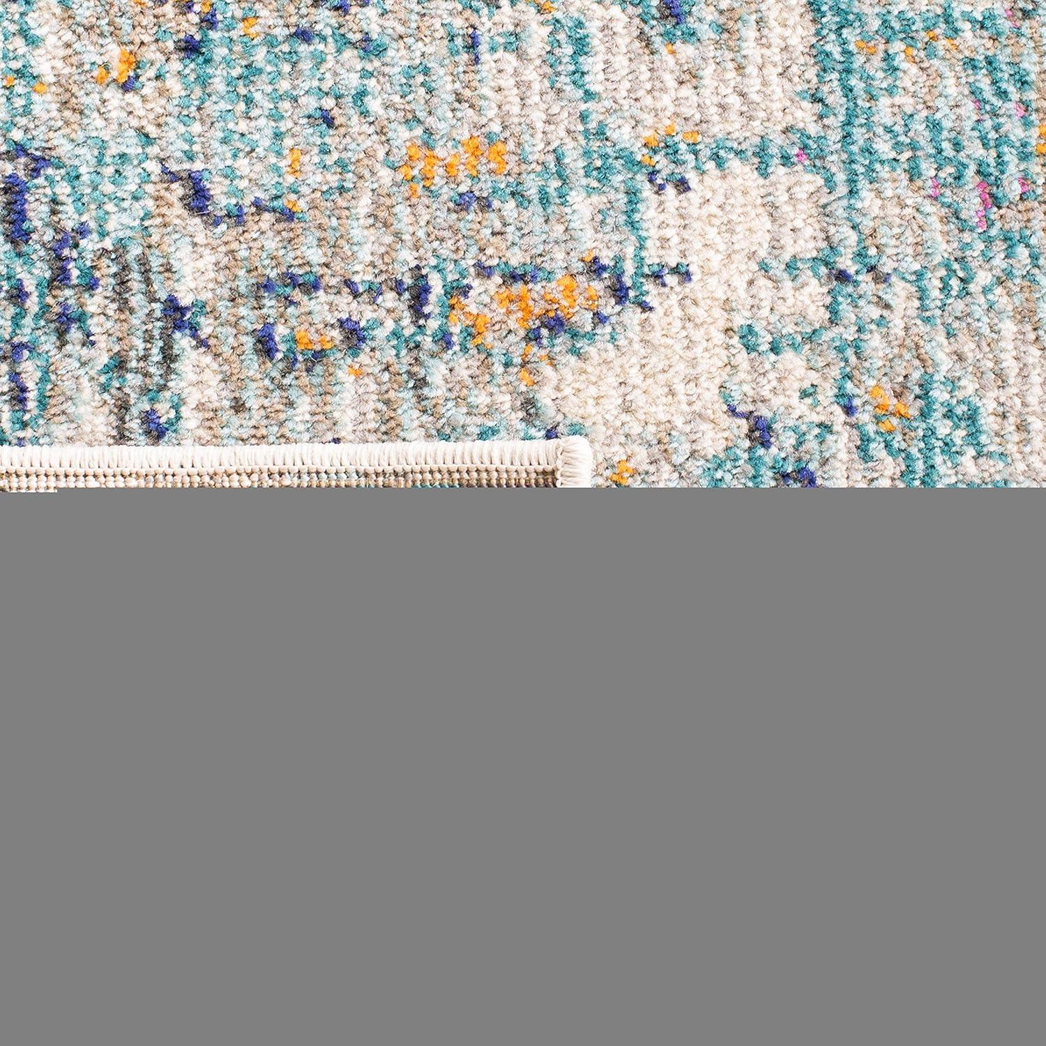 image:imageSAFAVIEH Area Rug 8x10 Madison Collection Large Grey amp Pink Modern Abstract Design NonShedding amp Easy Cleaning Ideal for Living Room Bedroom Office Dining Space MAD460AGreyPink