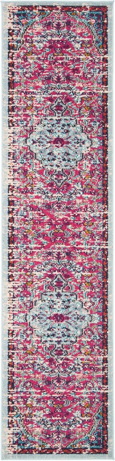 image:imageSAFAVIEH Area Rug 8x10 Madison Collection Large Ivory amp Orange Boho Chic Medallion Distressed Design NonShedding amp Easy Cleaning Ideal for Living Room Bedroom Dining Space MAD447AIvoryOrange