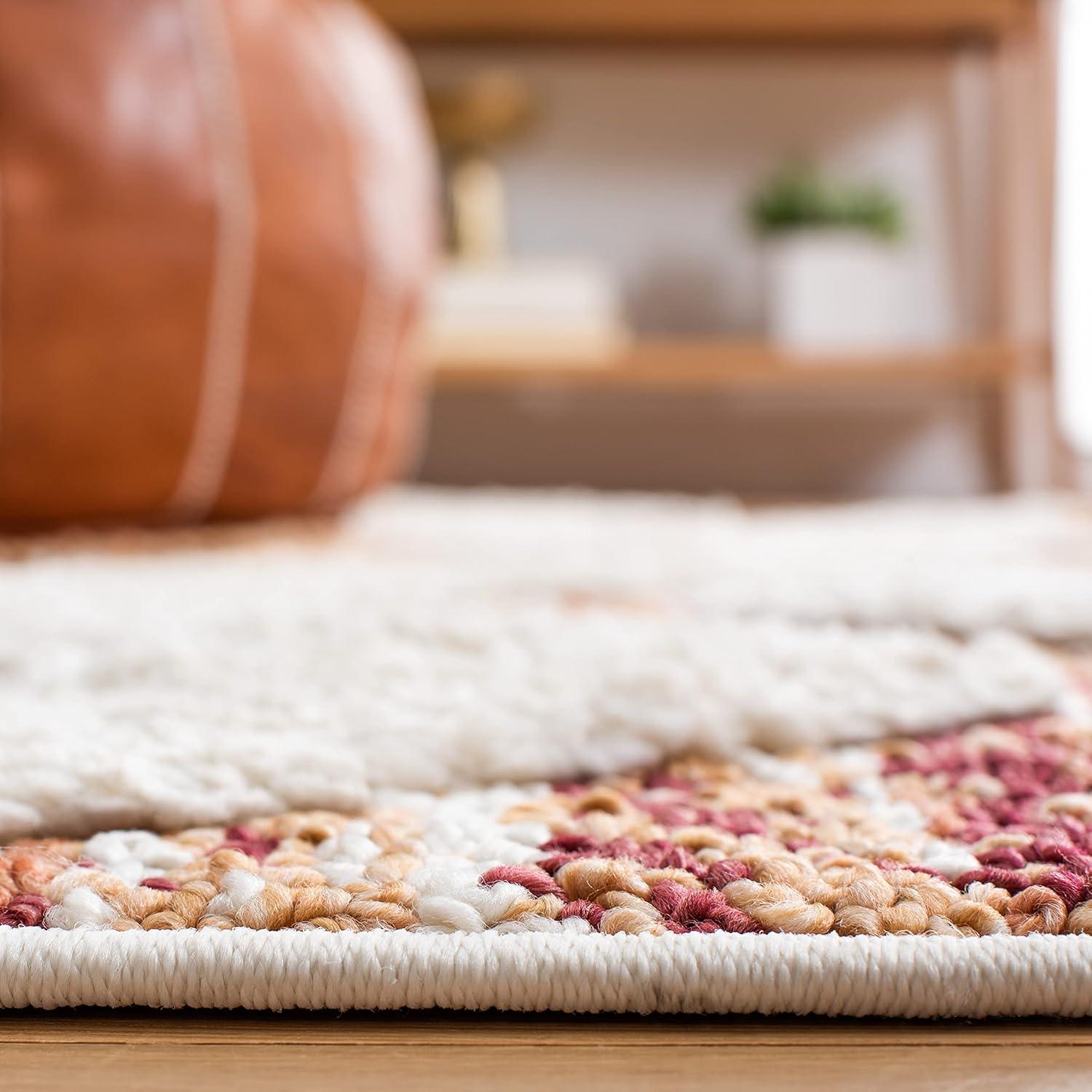 image:imageSAFAVIEH Area Rug 8x10 Moroccan Tassel Shag Collection Large Grey amp Ivory Boho Design NonShedding amp Easy Cleaning Plush Pile Ideal for Living Room Bedroom Dining Space MTS664GRustIvory