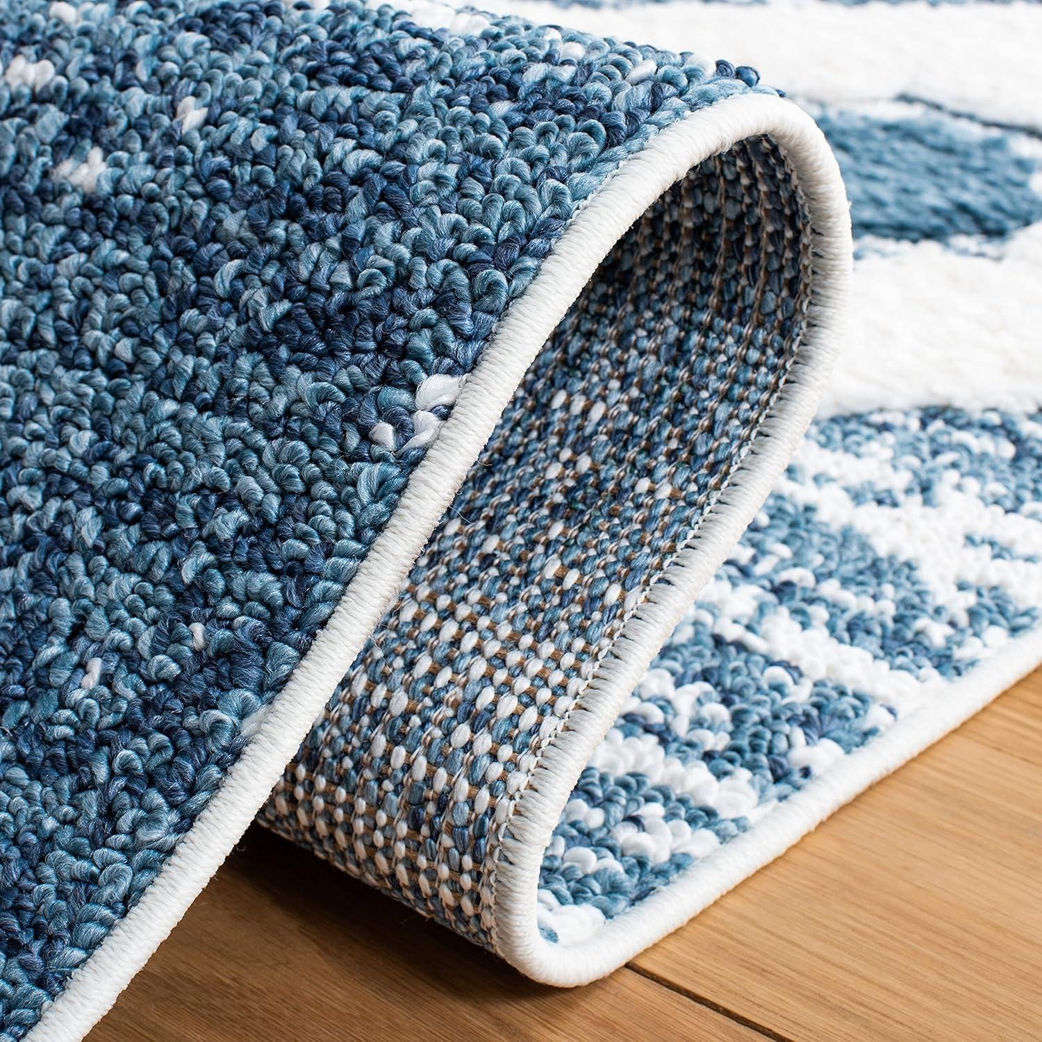 image:imageSAFAVIEH Area Rug 8x10 Moroccan Tassel Shag Collection Large Grey amp Ivory Boho Design NonShedding amp Easy Cleaning Plush Pile Ideal for Living Room Bedroom Dining Space MTS664GRustIvory