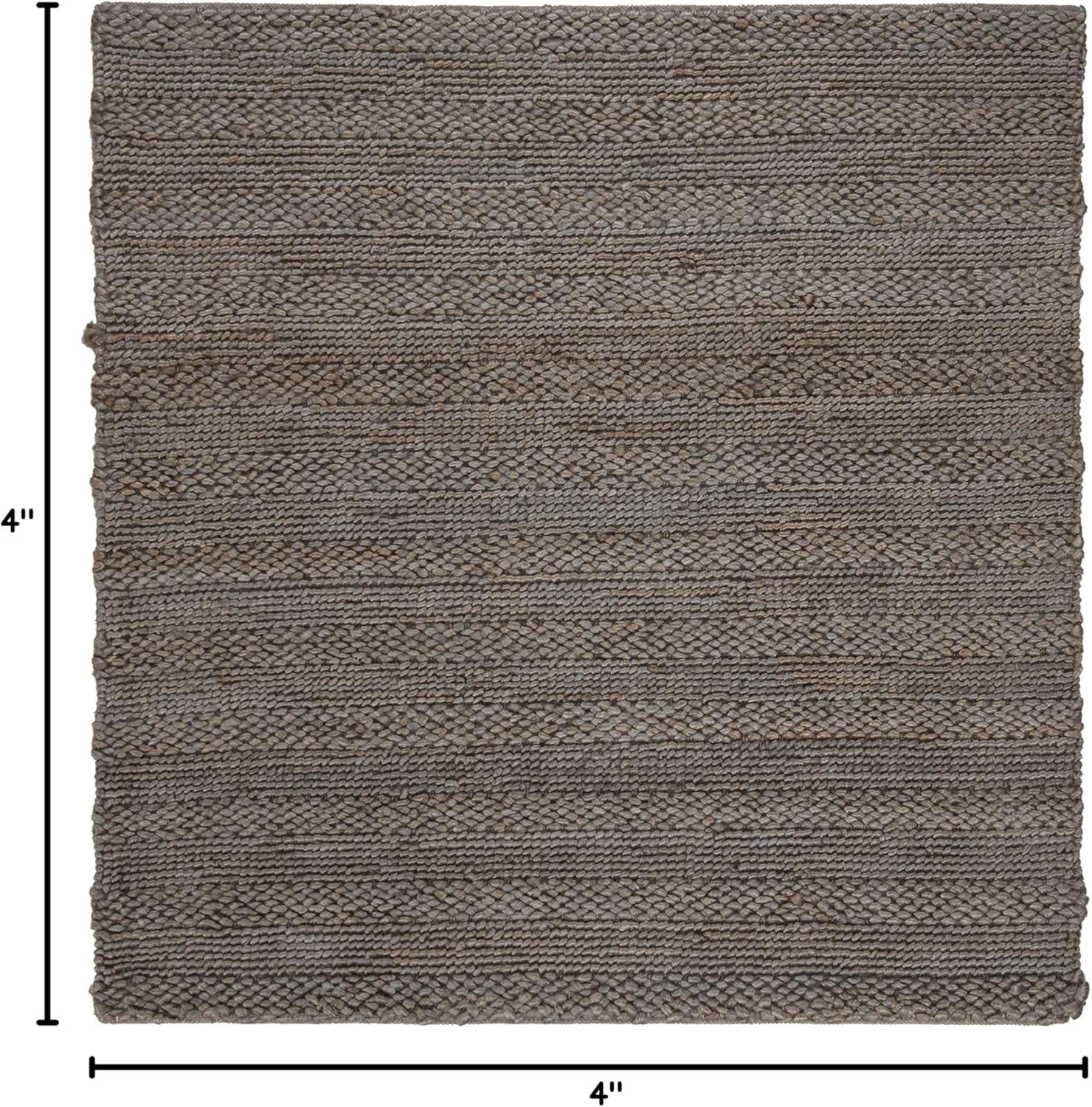 image:imageSAFAVIEH Area Rug 8x10 Natural Fiber Collection Large Bleach Handmade Jute Braided Woven Design Ideal for Living Room Bedroom NF212DBeige