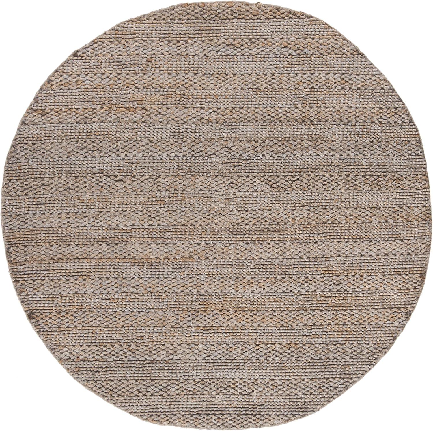 image:imageSAFAVIEH Area Rug 8x10 Natural Fiber Collection Large Bleach Handmade Jute Braided Woven Design Ideal for Living Room Bedroom NF212DBeige