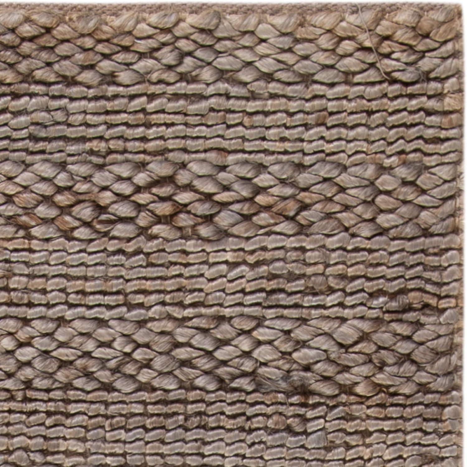 image:imageSAFAVIEH Area Rug 8x10 Natural Fiber Collection Large Bleach Handmade Jute Braided Woven Design Ideal for Living Room Bedroom NF212DBeige