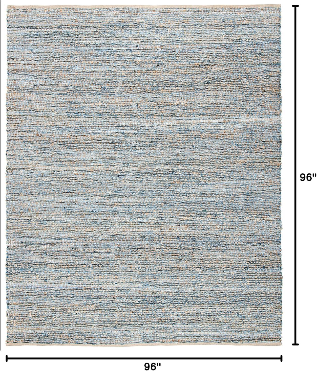 image:imageSAFAVIEH Area Rug 8x10 Natural Fiber Collection Large Bleach Handmade Jute Braided Woven Design Ideal for Living Room Bedroom NF212DBeige
