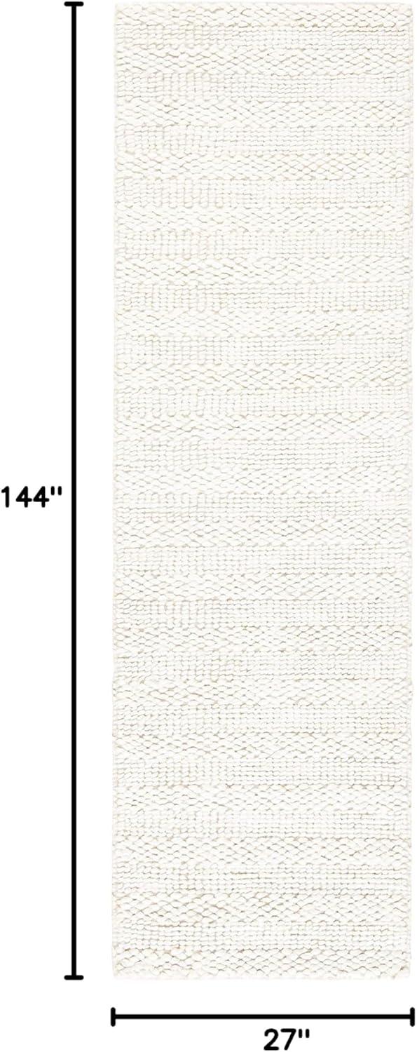 image:imageSAFAVIEH Area Rug 8x10 Natural Fiber Collection Large Bleach Handmade Jute Braided Woven Design Ideal for Living Room Bedroom NF212DBleach